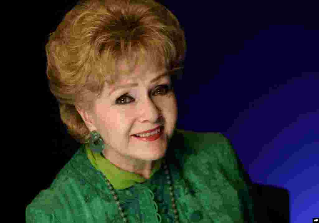  Actress Debbie Reynolds poses for a portrait in New York, Oct. 14, 2011.