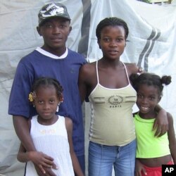 St. Louis Jean Reynold, top left, and his girlfriend Vesia Louis-Dour, center
