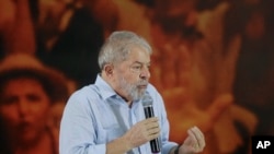 Lula da Silva fala depois da condenação