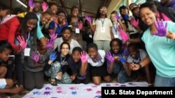 High school girls from different African countries and the United States joined together to study the STEAM fields.