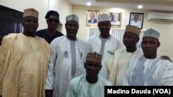 Uba Ahmed Nana shugaban jam'yyar APC na jihar Bauchi da tawagarsa