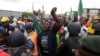 FILE: Nigeria union and civil society protesters following the threat of removal of the fuel subsidy by the government in Lagos, Nigeria, Wednesday, May 18, 2016. Protests also erupted in 2012 when Abuja moved to end the subsidy. 