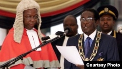 President Robert Mugabe was sworn in last week following his party's landslide victory in the July 31 elections
