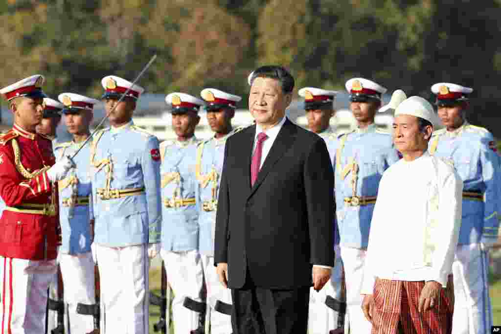 တရုတ်သမ္မတ Xi Jingping နဲ့ သမ္မတ ဦးဝင်းမြင့် တွေ့ဆုံ&nbsp;
