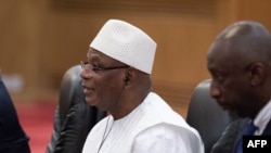 Le président du Mali Ibrahim Boubacar Keita , le 31 août 2018.