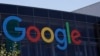 FILE - A Google logo is seen at the company's headquarters in Mountain View, California, July 19, 2016.