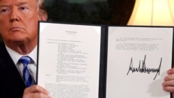 President Trump Exits Iran Nuclear Deal