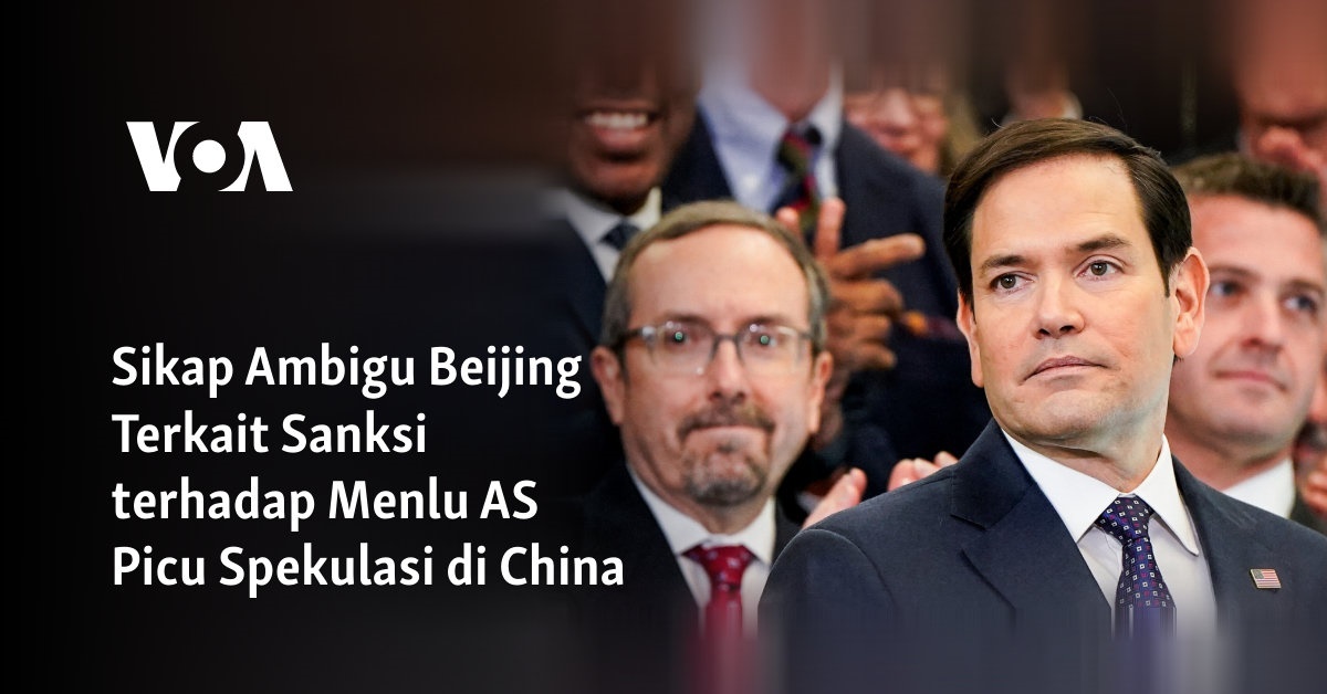 Sikap Ambigu Beijing Terkait Sanksi terhadap Menlu AS Picu Spekulasi di China