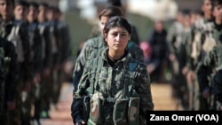 Women's Protection Units in Kurdish area, Syria (YPJ)