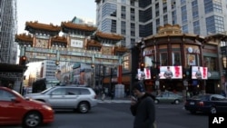 资料照：美国首都华盛顿的中国城牌楼