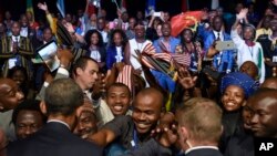 Obama oo la kulmay dhalinta kulanka YALI