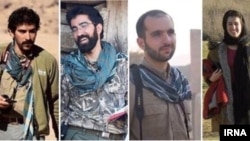 هومن جوکار، نیلوفر بیانی، سام رجبی و طاهر قدیریان که همراه با شمار دیگری از فعالان محیط زیست در بهمن سال ۱۳۹۶ بازداشت شدند. آرشیو