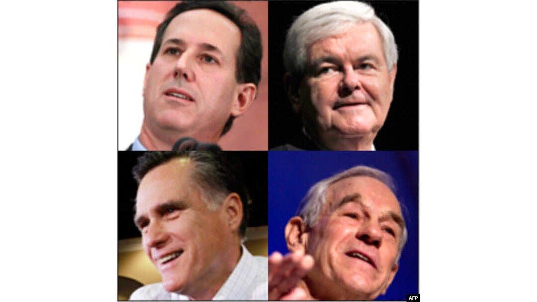 Chapdan, Rik Santorum, Nyut Gingrich, Mitt Romni va Ron Pol