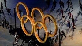 Actors perform during the opening ceremony at the Olympic Stadium at the 2020 Summer Olympics, Friday, July 23, 2021, in Tokyo. (AP Photo/Morry Gash)