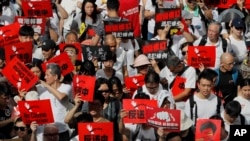 Manifestações em Hong Kong contra lei da extradição. 9 de Junho 2019