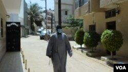 Rue quasi déserte à Dakar, pendant la nouvelle pandémie de coronavirus. (Capture d'écran)