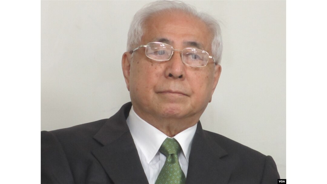 前台獨聯盟主席、台灣前駐日代表許世楷(美國之音張永泰拍攝)