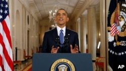 Tổng thống Obama loan báo các hành động hành pháp về chính sách nhập cư của Mỹ trong bài diễn văn được truyền hình trực tiếp từ Tòa Bạch Ốc, ngày 20/11/2014.