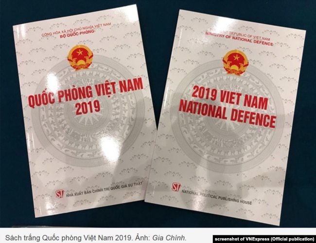 Sách trắng Quốc phòng Việt Nam được công bố hôm 25/11/2019
