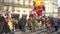 French Unions Vow to Continue Protests Against Pension Reform