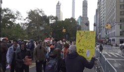 지난 7일, '뉴욕 마라톤 대회'를 응원하기 위해 뉴욕 시내에 응원 인파가 몰려들었다.