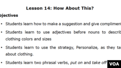 Lesson 14 Lesson Plan