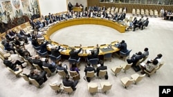 General view of UN Security Council meeting, May 2, 2012