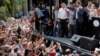 Juan Guaido, président de l'Assemblée nationale vénézuélienne, du parti d'opposition Voluntad Popular, lors d'un rassemblement à Caracas, le 11 janvier 2019. (REUTERS/Manaure Quintero)