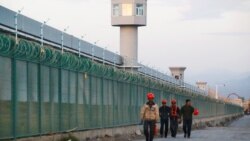 Sincan'da Uygur Müslümanlarının tutulduğu bir kamp