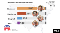 Delegate Count - Updated May 30, 2012