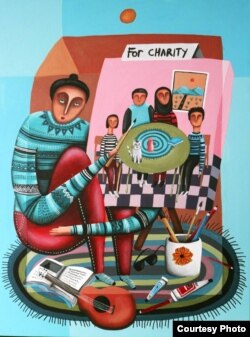 Karya lukis Imelda Adams yang tampil di akun resmi Instagram (dok: Imelda Adams)