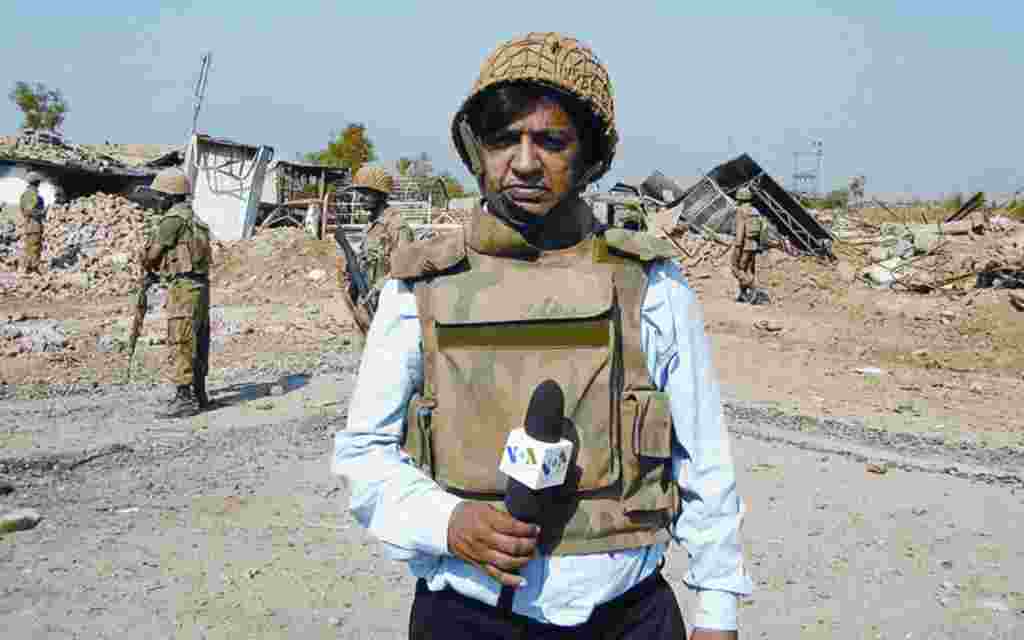 Reporting from war and conflict zones. 