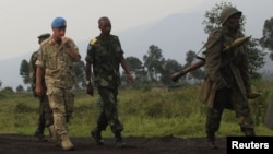 콩고에서 활동 중인 유엔 평화유지군. (자료사진)