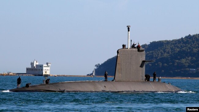 Một tàu ngầm hạt nhân của Pháp.