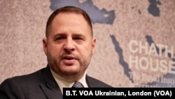 Andriy Yermak, di Chatham House London, 5 Desember 2019. (Foto: dok). Yermak ditunjuk Presiden Ukraina untuk menggantikan Andriy Bohdan sebagai Kepala Staf Pemerintah Ukraina, Selasa (11/2). 