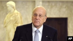 FILE - Lebanese Prime Minister Najib Mikati.