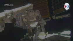 Astronautas de la Nasa salieron al espacio a cambiar las baterías de la Estación Espacial