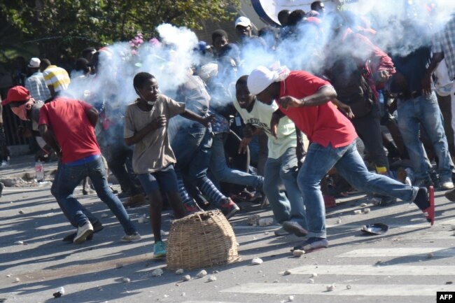 En meses recientes miles de haitianos salieron a las calles a protestar contra el actual gobierno que lidera Jovenel Moise.
