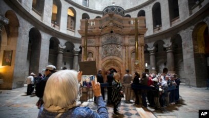 After Months Of Repairs Burial Place Of Jesus Reopens