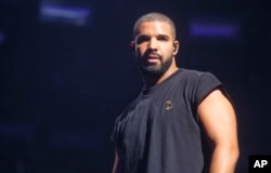 FILE - Drake performs at the Austin City Limits Music Festival in Zilker Park, Oct. 3, 2015, in Austin, Texas.