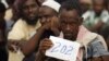 Ethiopians wait on March 20, 1012 at a Yemeni departure center to be returned home by the International Office of Migration after being refused entry to the Saudi job market. 