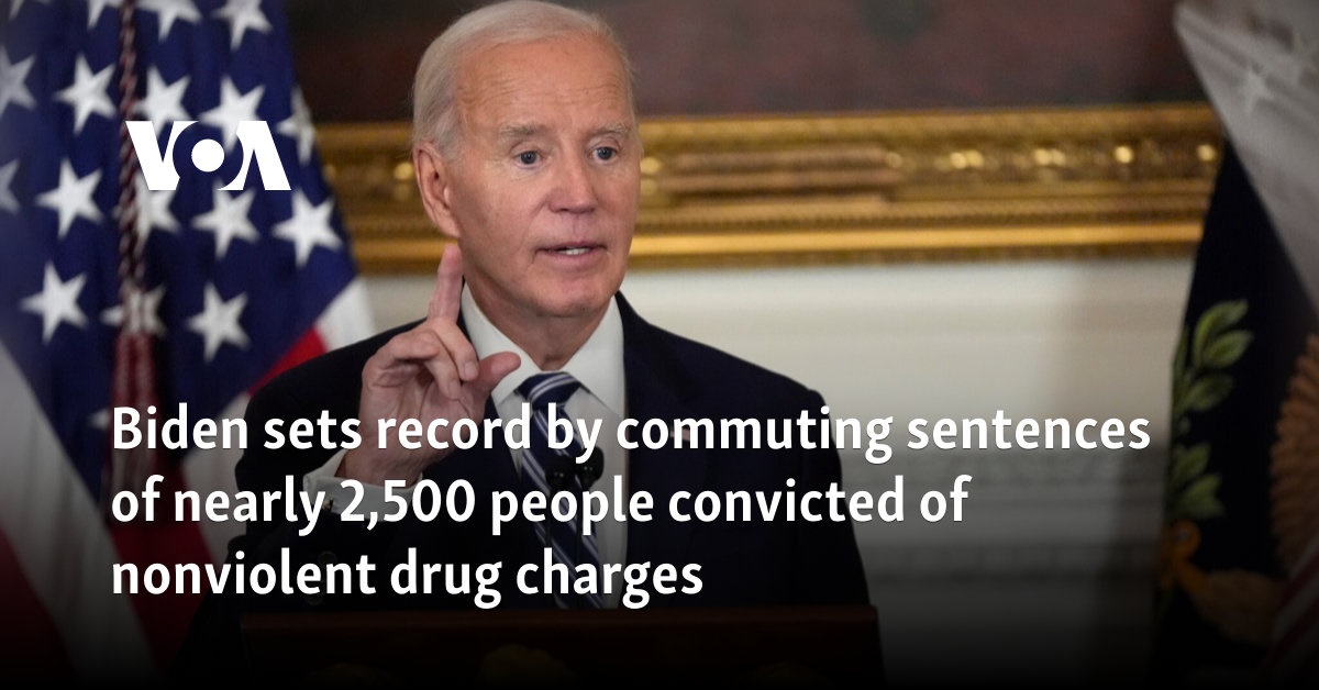 Biden Sets Record By Commuting Sentences Of Nearly 2 500 People