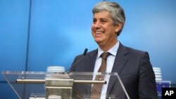 Menteri Keuangan Portugis, Mario Centeno (foto: dok).
