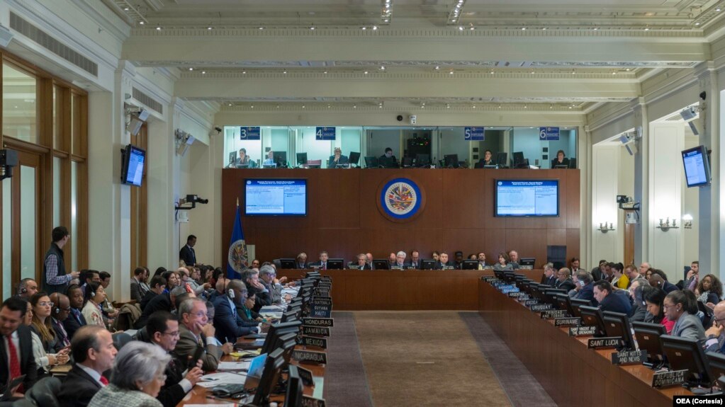 La sesión especial fue solicitada por Argentina, Brasil, Canadá, Chile, Costa Rica, Estados Unidos, Guatemala, Honduras, México, Panamá, Paraguay y Perú.