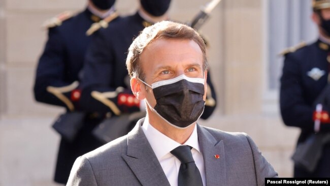 Le président français Emmanuel Macron à Paris le 15 juin 2021.