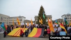 Một cuộc biểu tình của cộng đồng người Việt tại Berlin, Đức (Ảnh: lienhoinvtn.de)