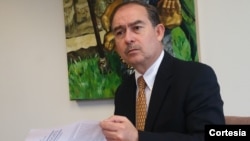 El embajador de Honduras Jorge Milla Reyes se reunió con el director para Asuntos del Hemisferio Occidental del Consejo Nacional de Seguridad de EE.UU., Ricardo Zúñiga. 