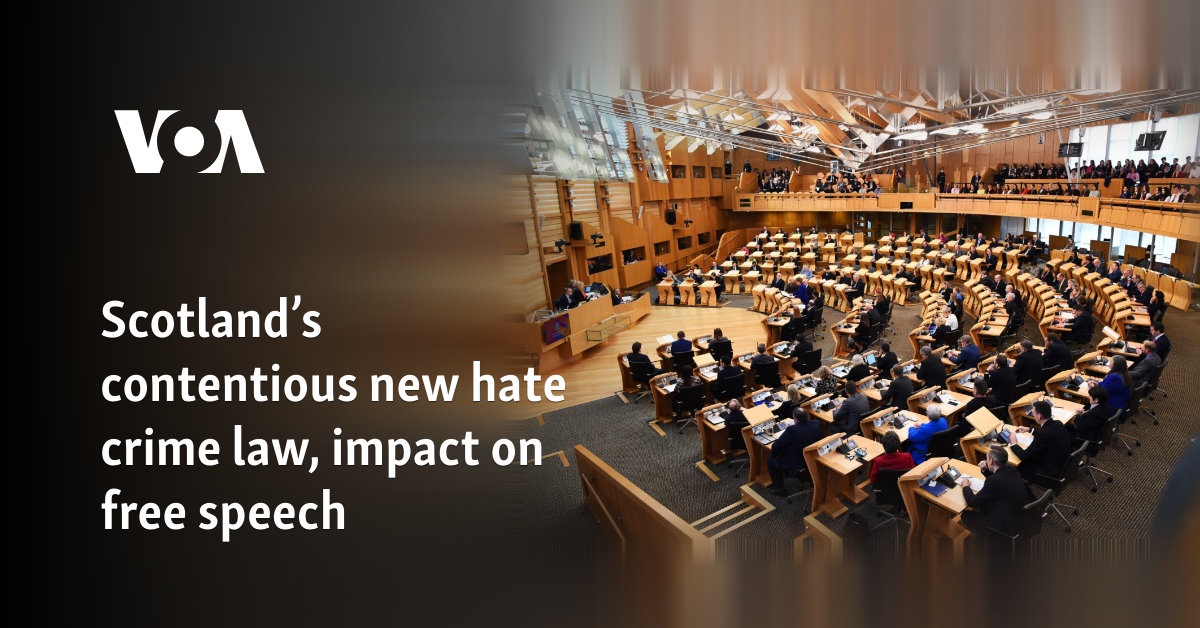 Scotlands Contentious New Hate Crime Law May Impact Free Speech