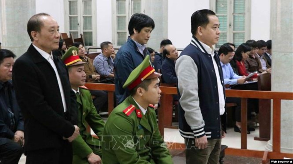 Ông Phan Văn Anh Vũ tại một phiên tòa ở Hà Nội, ngày 30/1/2019. Photo: TTXVN.