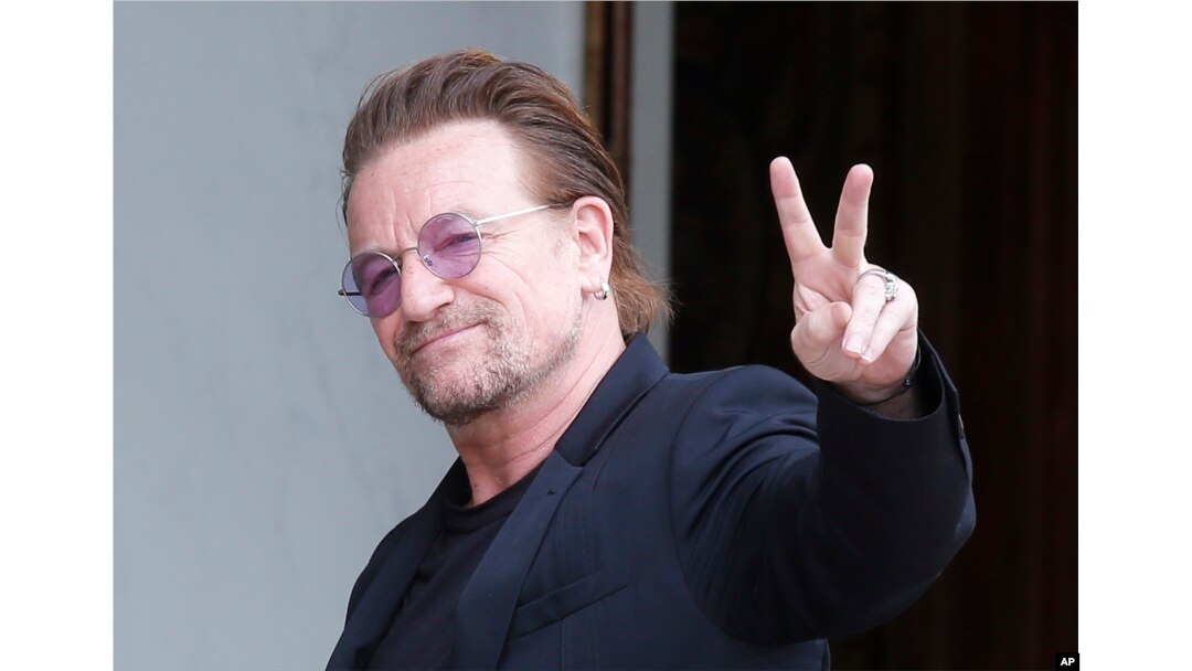 Vokalis U2 Bono